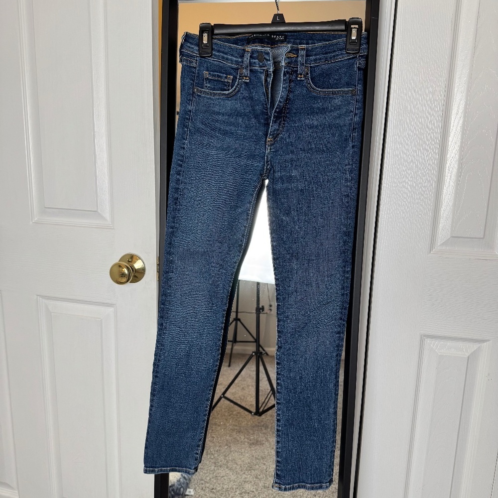 Veronica Beard Skinny Jeans Medium Blue Wash Stretch Denim Women's Size 25